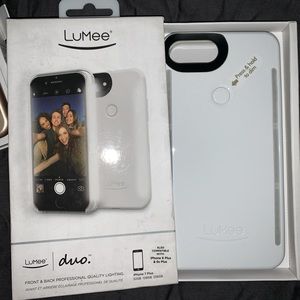 Lumee Light Up Selfie Phone Case For IPhone 7+\6+\6s+ White